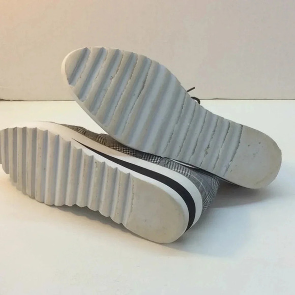 Madden Girl Black & White Plaid Platforms Size 11 - Picture 8 of 10